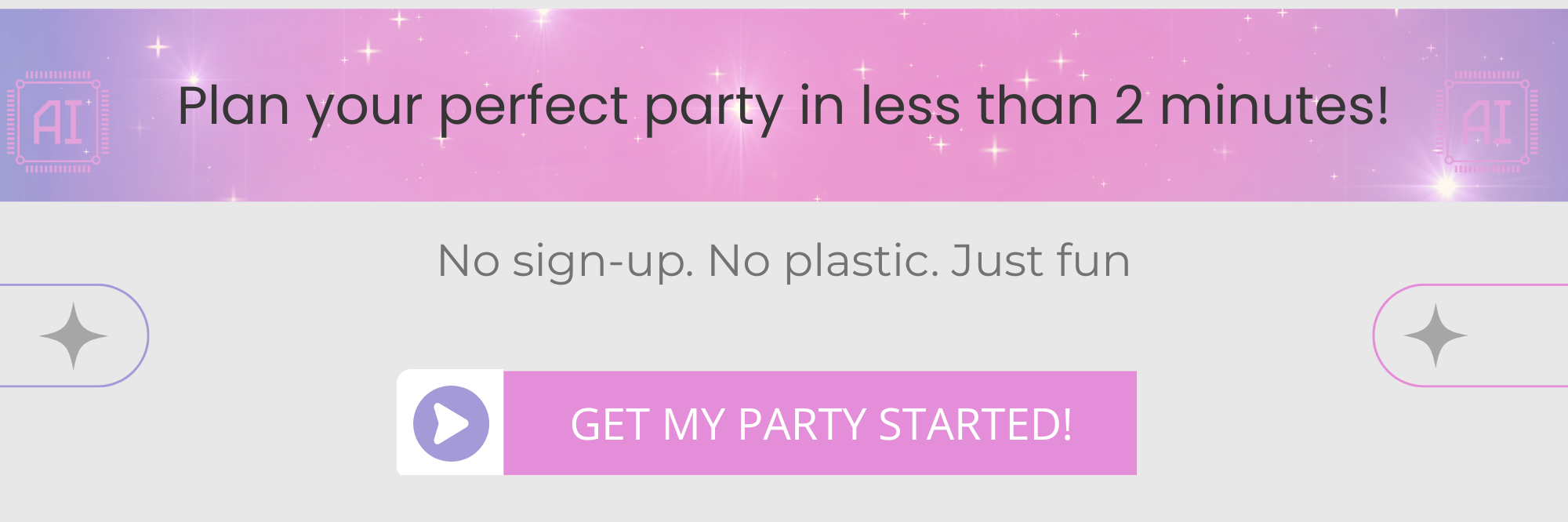 Free AI Sustainable Party Planner